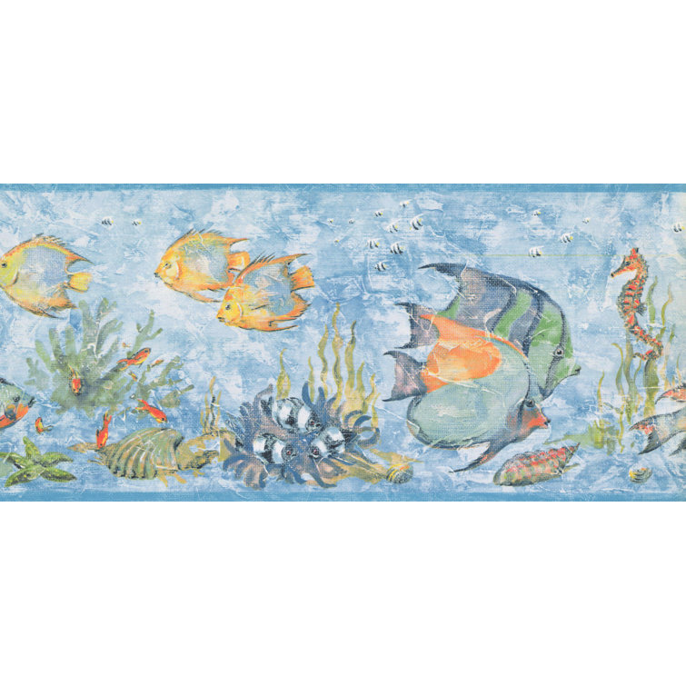 York Wallcoverings Fish Wall Border Wayfair Canada